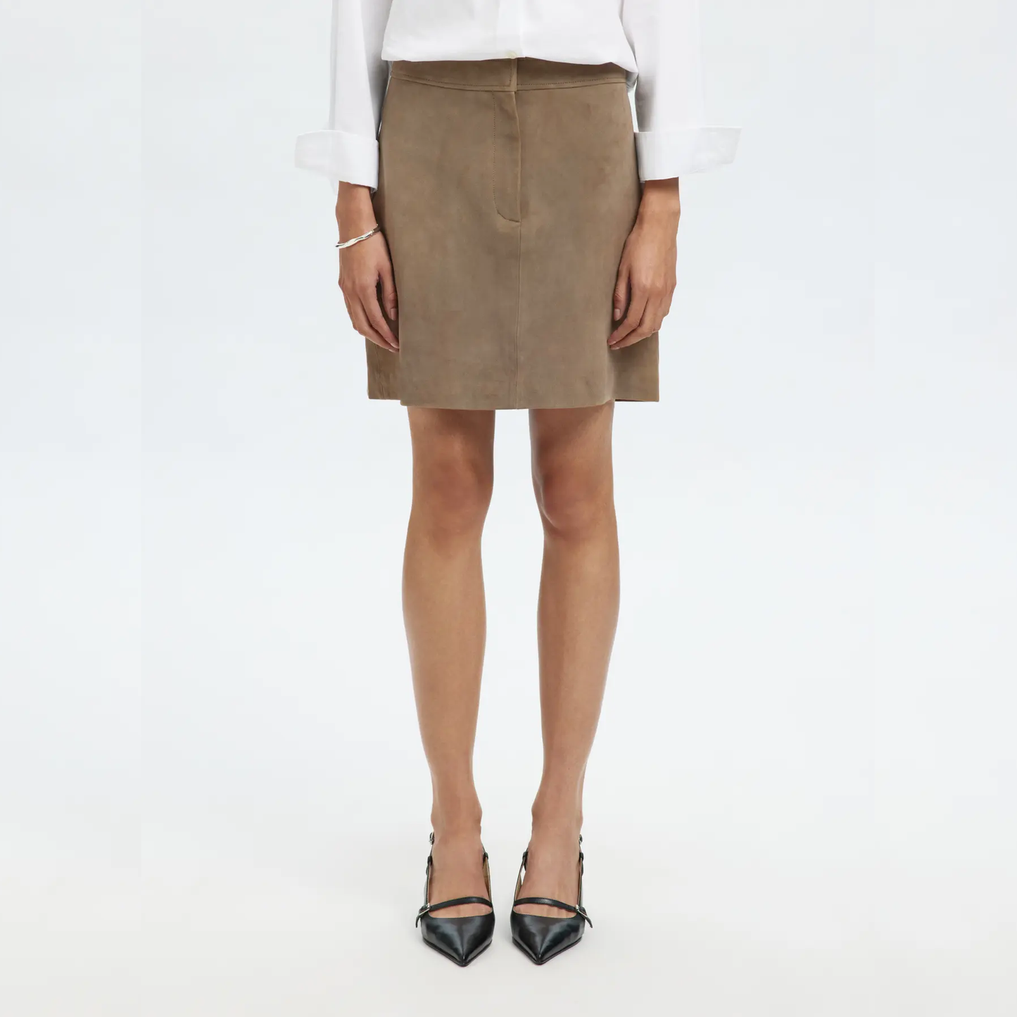 Selected Kaya Suede Skirt, Fungi