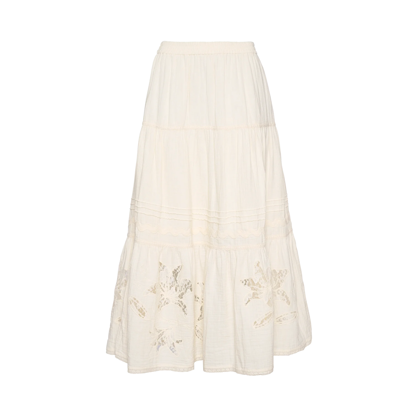 Tarsila Organic Cotton Skirt, Off White