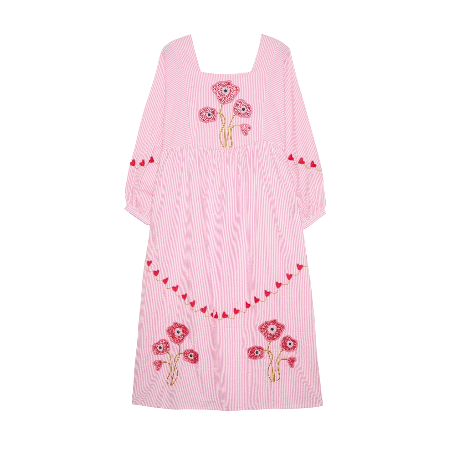 Sissel Edelbo Wenke Dress, Pink Stripes