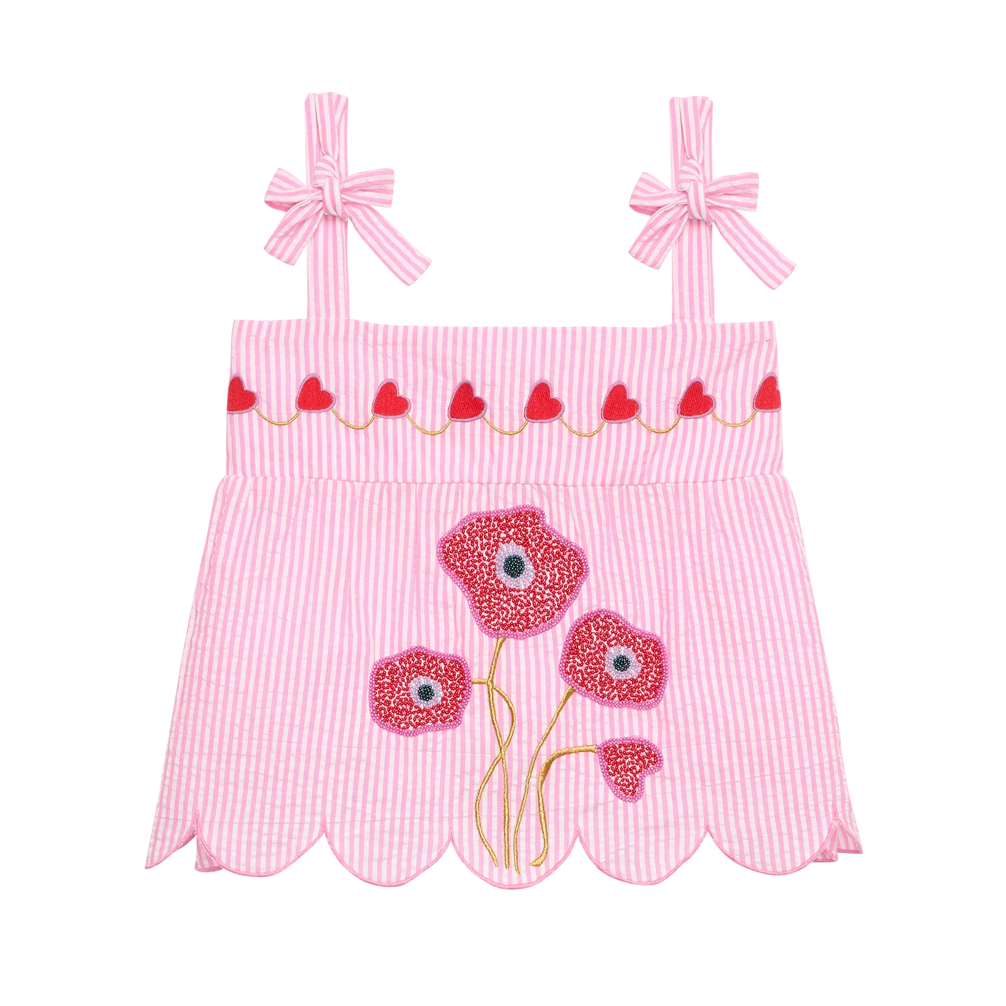 Sissel Edelbo Wenke Top, Pink Stripes
