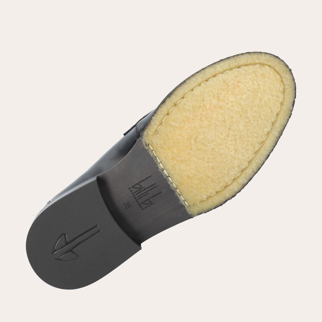 Billi Bi A4014 Håndlavet loafer, udført i sort polido