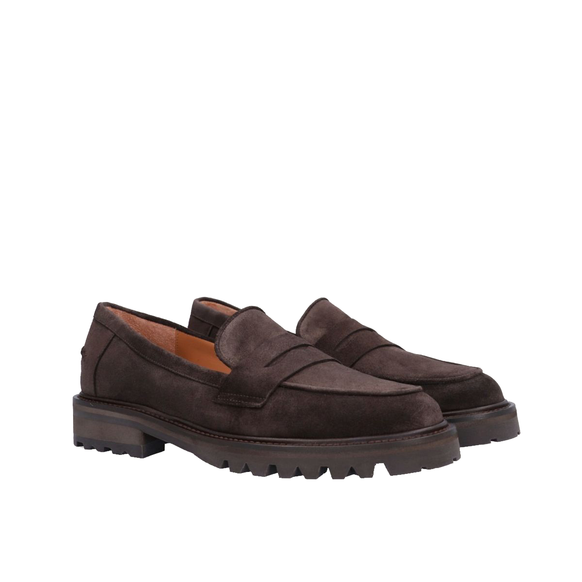 Billi Bi A9305 Loafer i brun ruskind, Delicious Suede
