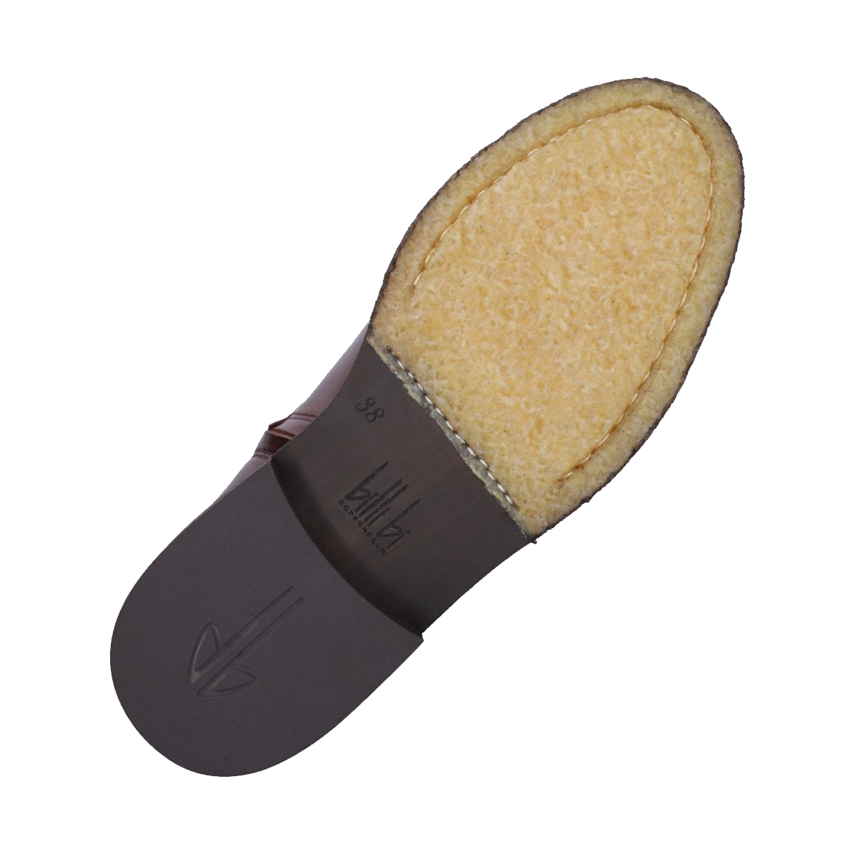 Billi Bi A7123 Håndlavet støvle i mørkebrunt glat skind