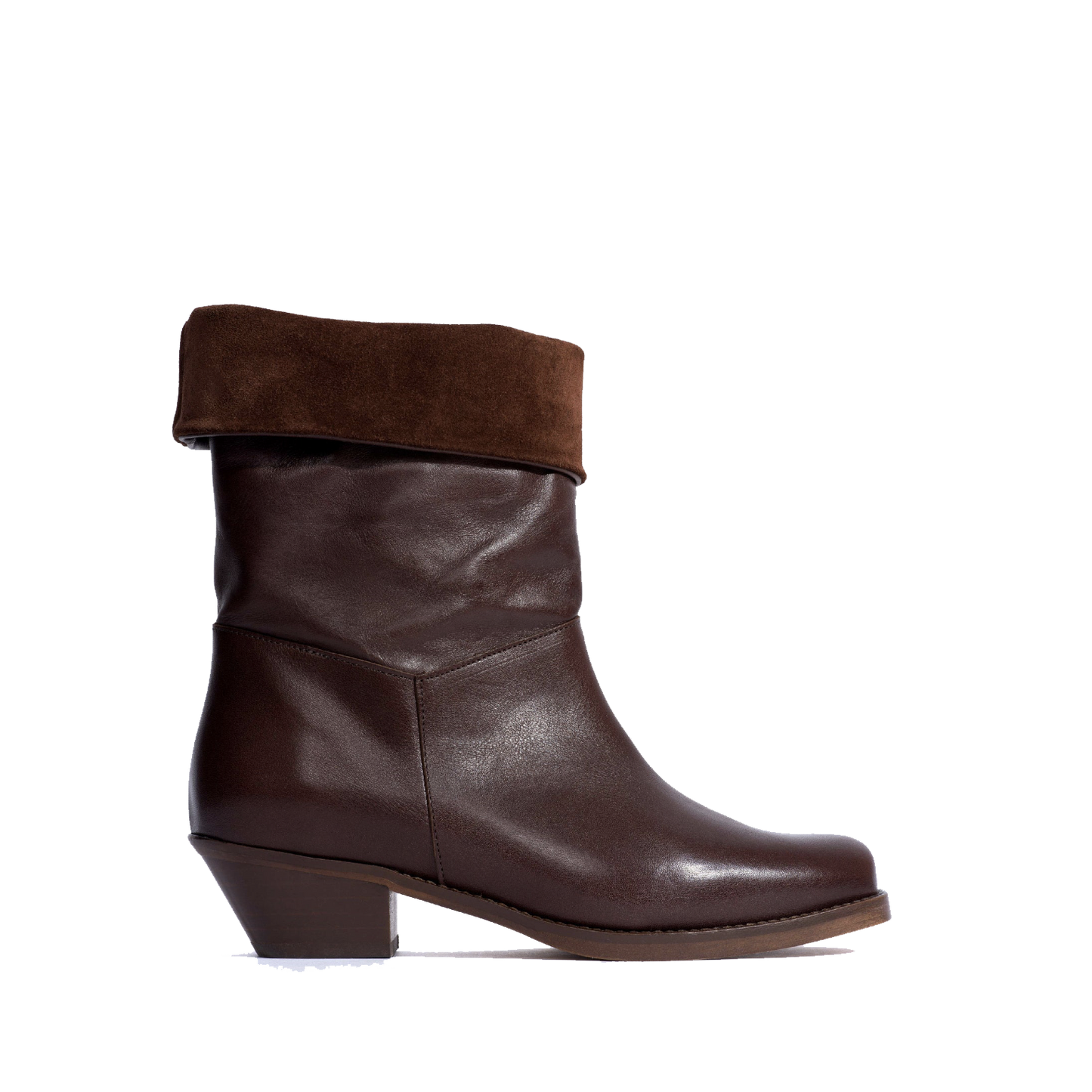 Anonymous Patricia Vegetal soft calf & suede leather