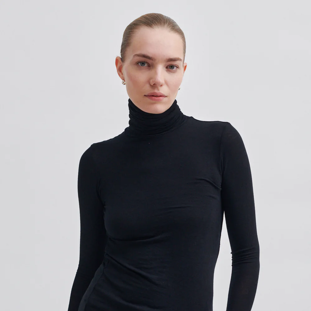Second Female Matima T-Neck Tee, Black