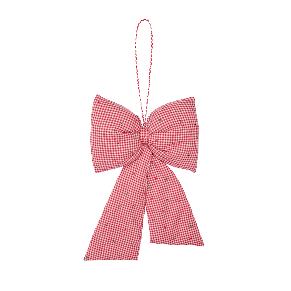 Sissel Edelbo Bow Decoration Gingham Checks