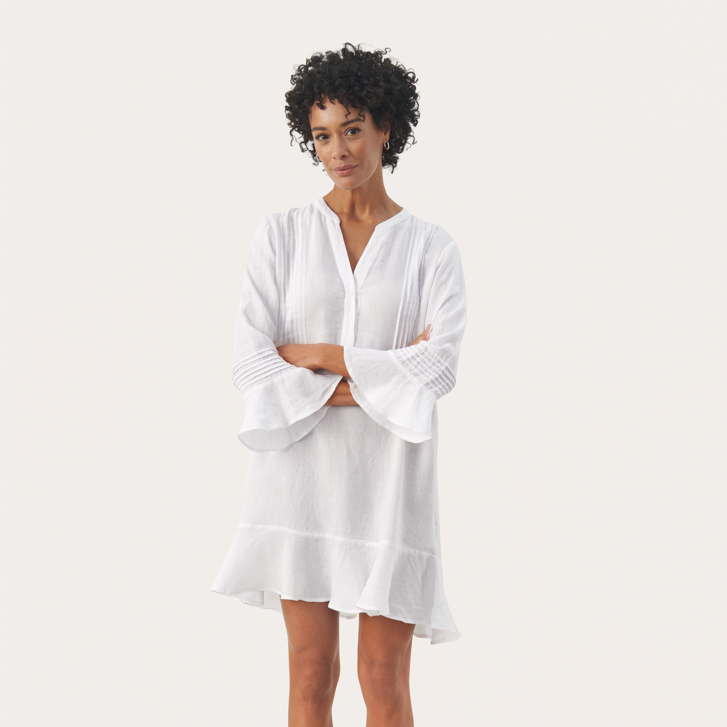 Part Two Etena Hørkjole, Bright White