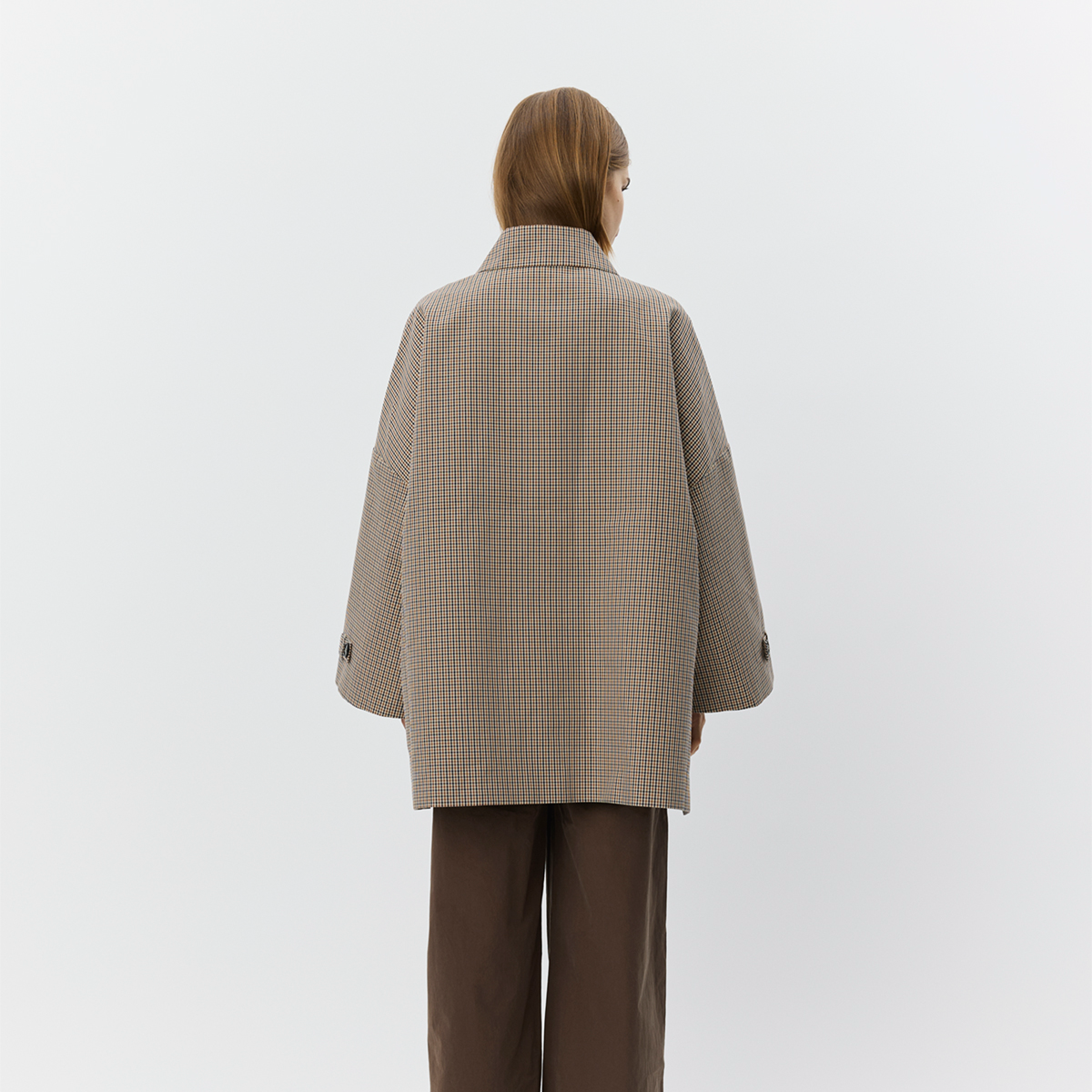 Sofie Schnoor Selina Oversize Check Coat, Check