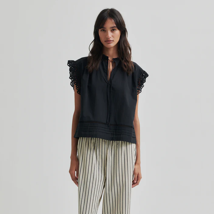 Second Female Limona Top, Black