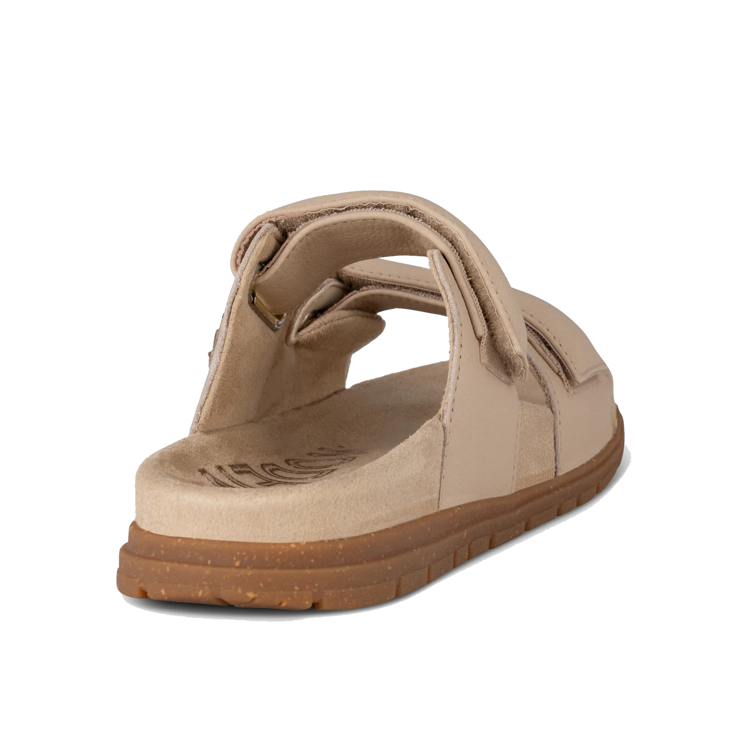 Woden Lisa Leather Sandal, Coffee Cream