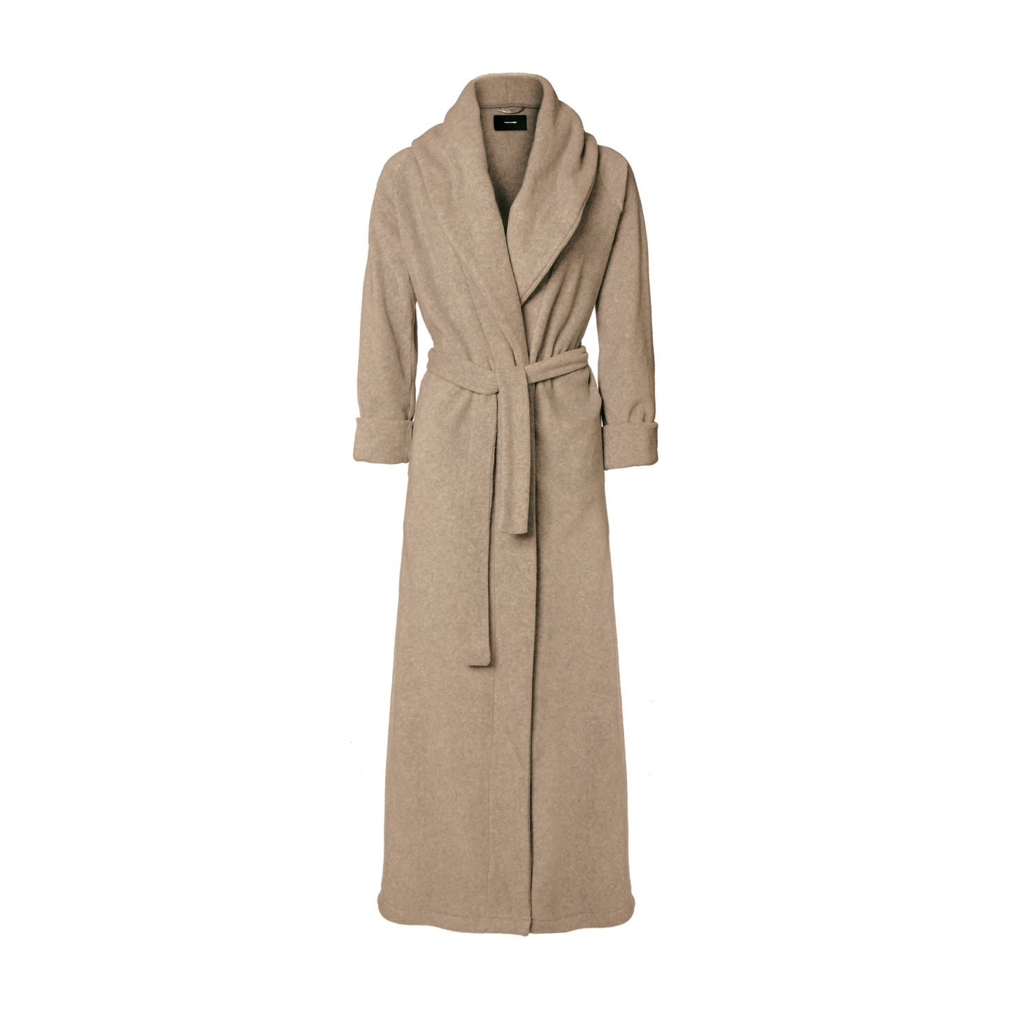 Karmameju Mount Everest Fleece Bathrobe, Beige