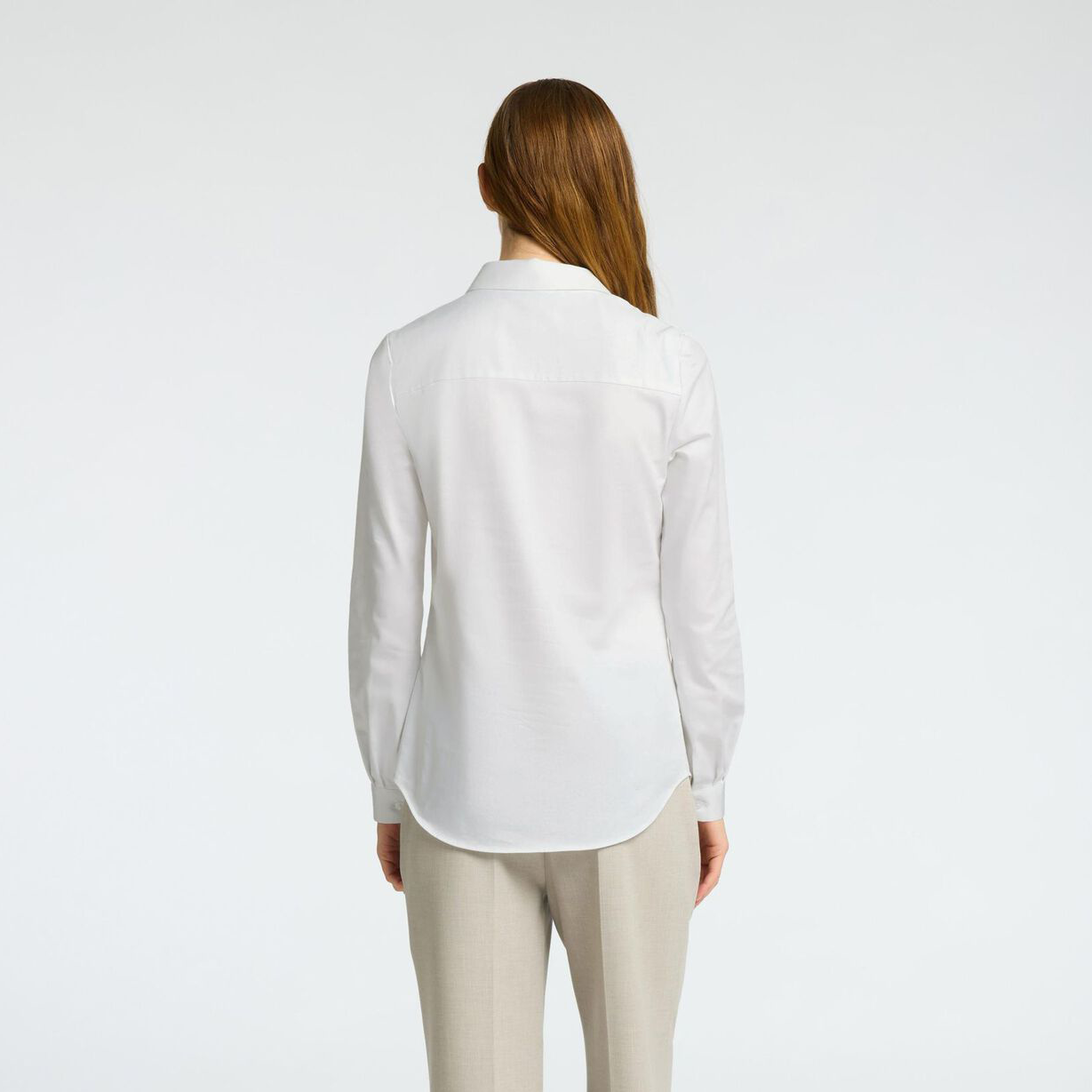 Selected Romie Fitted Shirt, Bright White