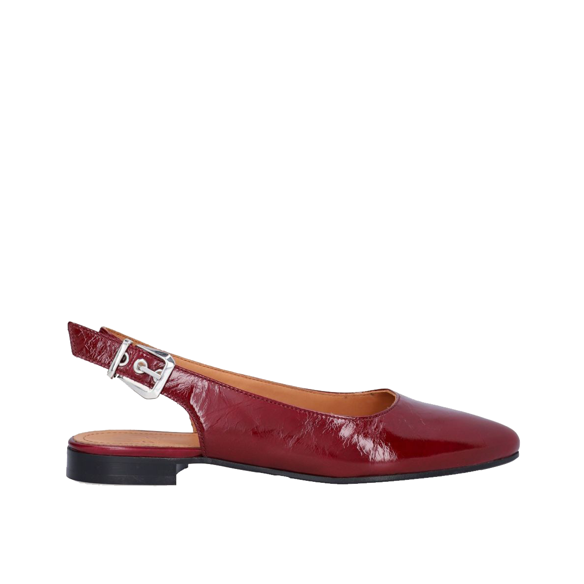 Billi Bi A16302 Slingback ballerina med spids tå, Rubino