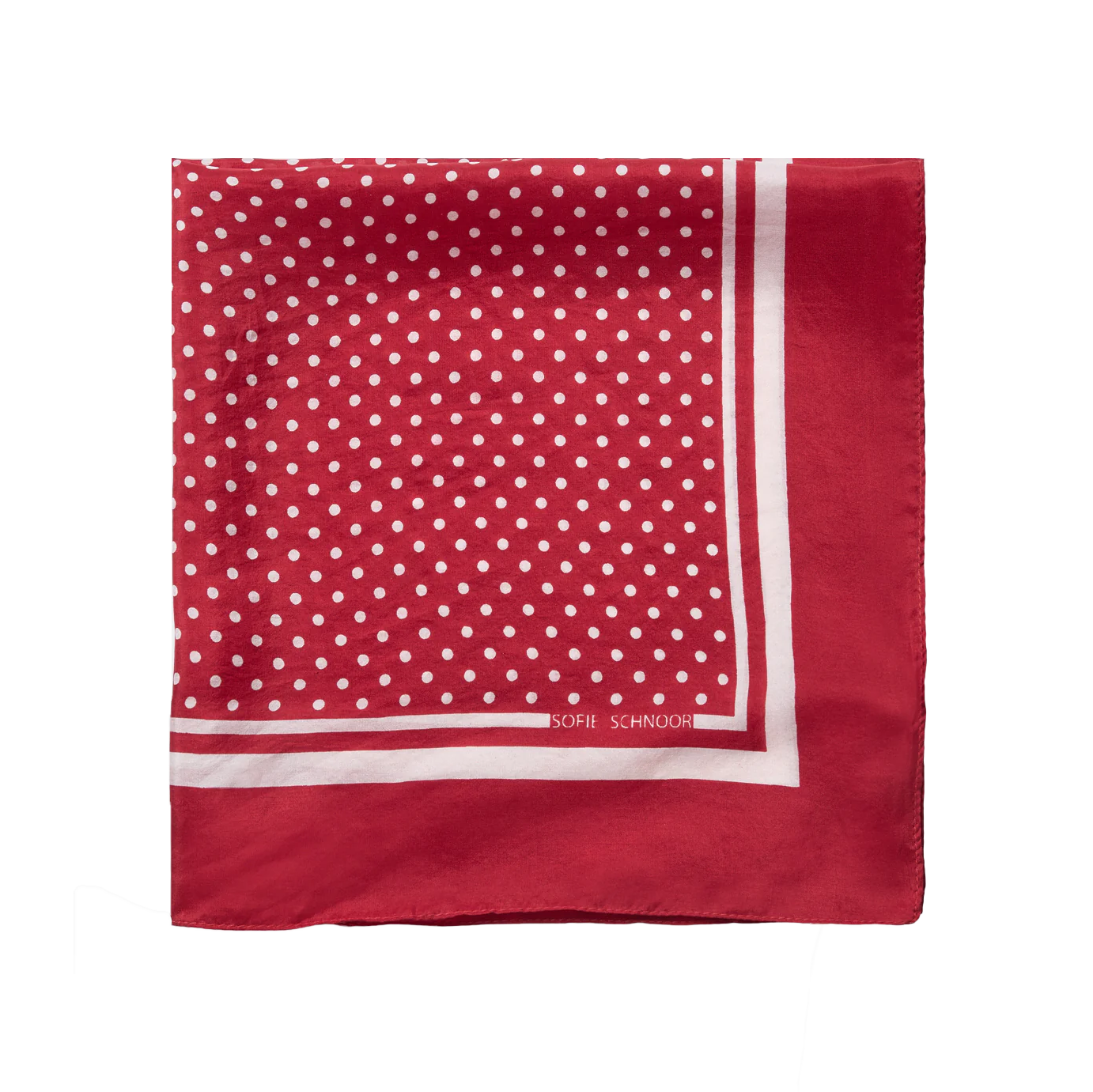 Sofie Schnoor Mia tørklæde, Red/Off White