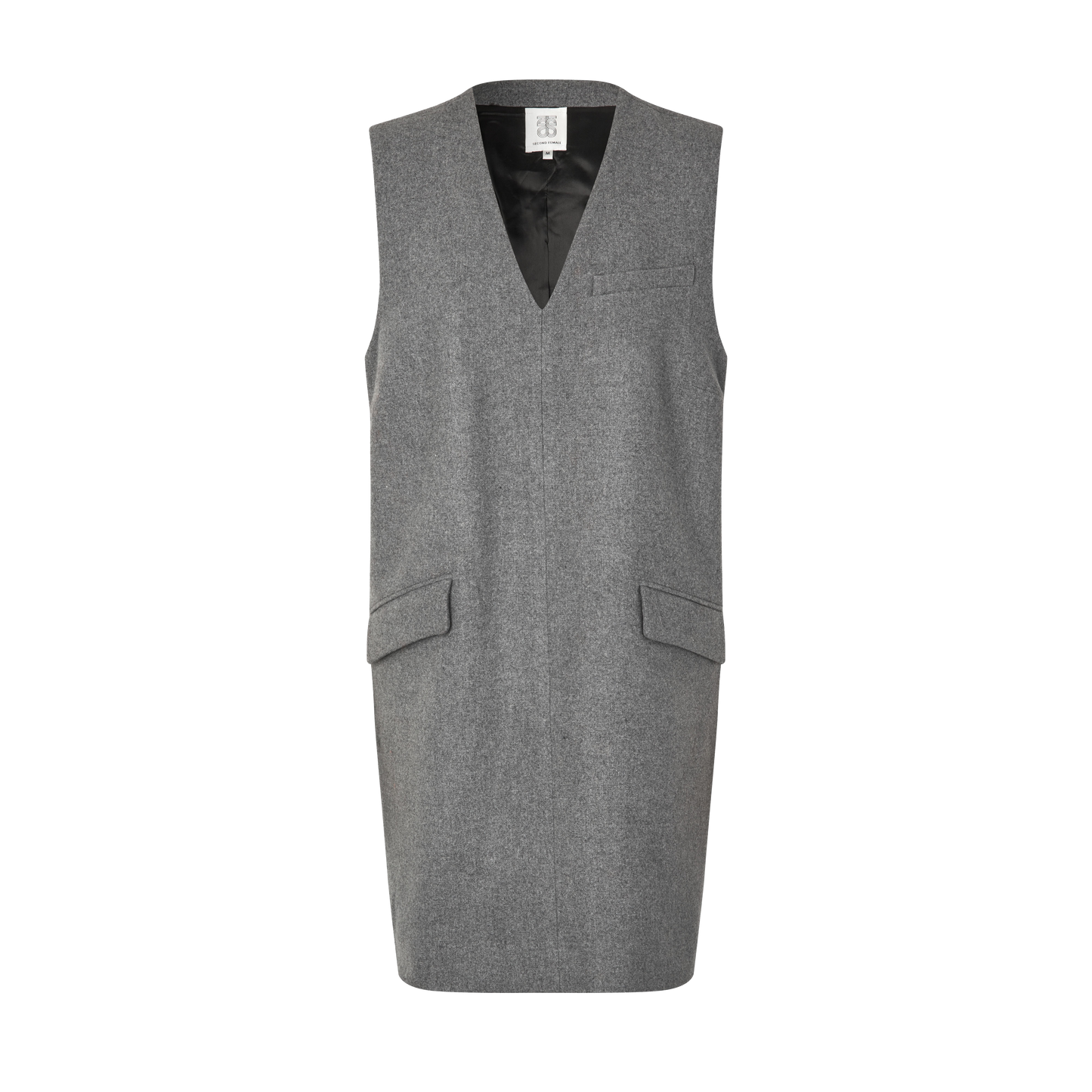 Second Female Vall Spencer Dress, Grey Melange