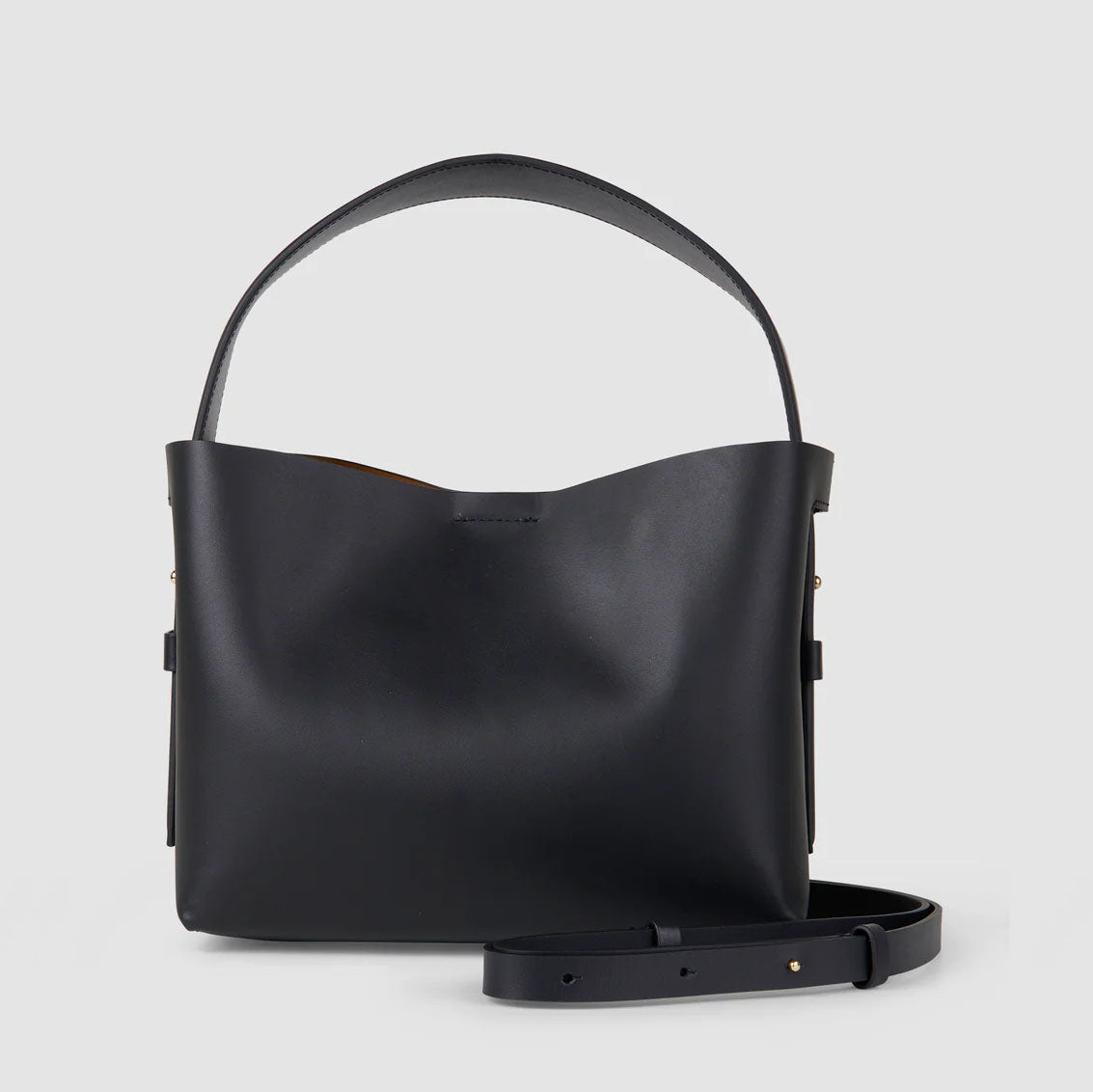 Second Female Leata Maxi Leather Bag, Black