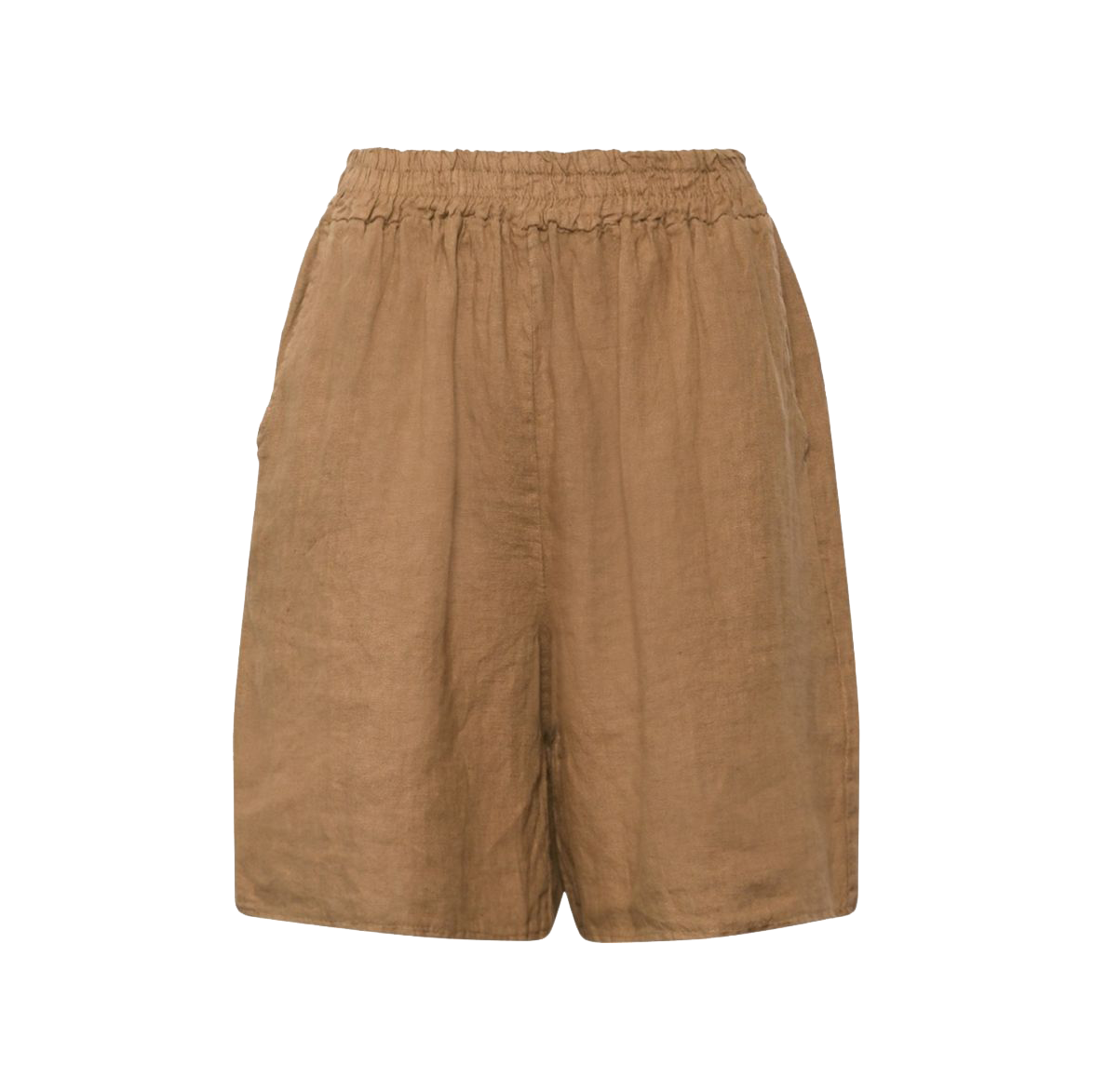 Tiffany Tracy, Shorts, Linen, Light Brown