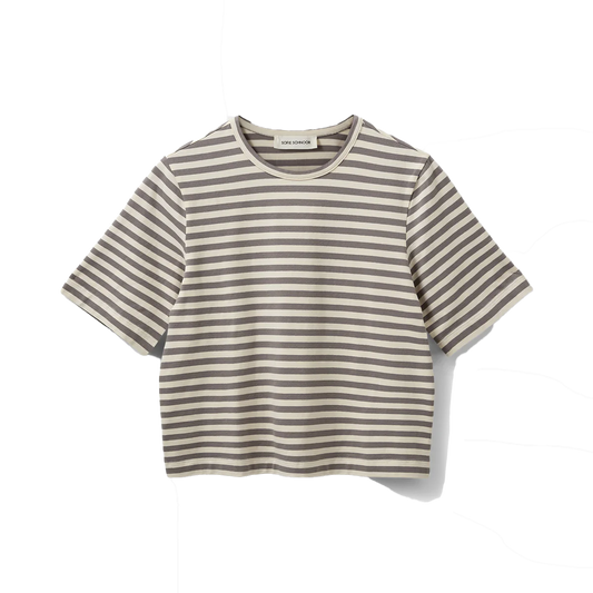 Sofie Schnoor S241280 T-shirt, Grey Striped