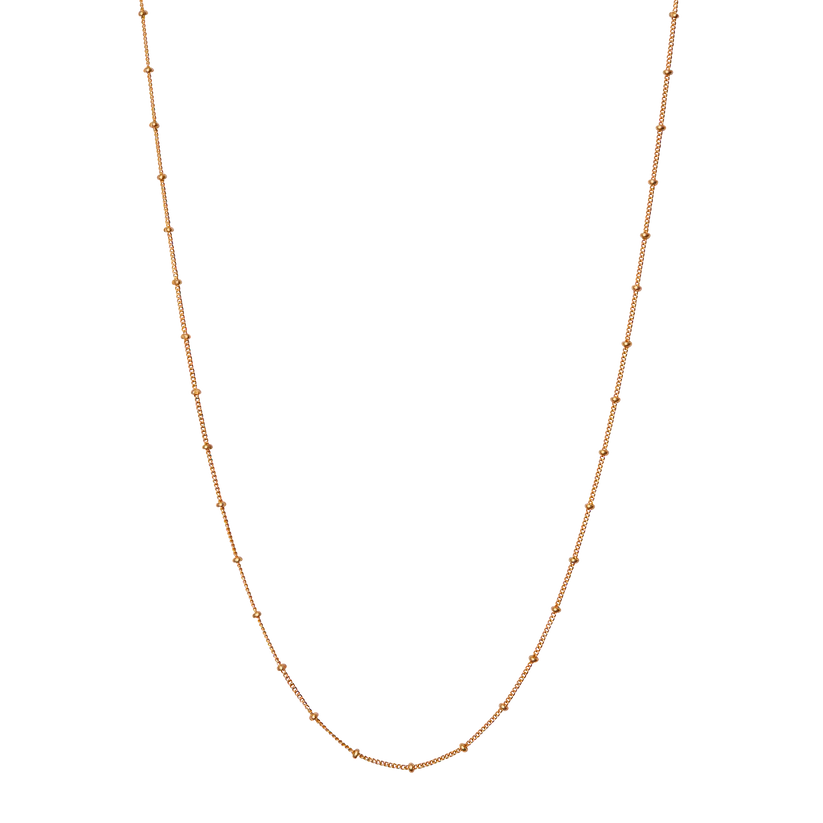Maanesten Nala Choker halskæde, Forgyldt