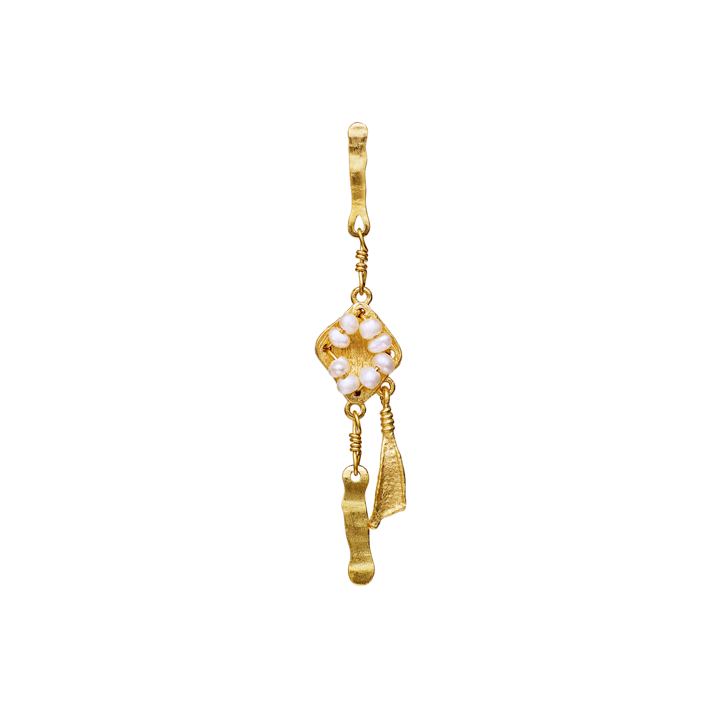 Maanesten 9780a Ansa Earring, Gold
