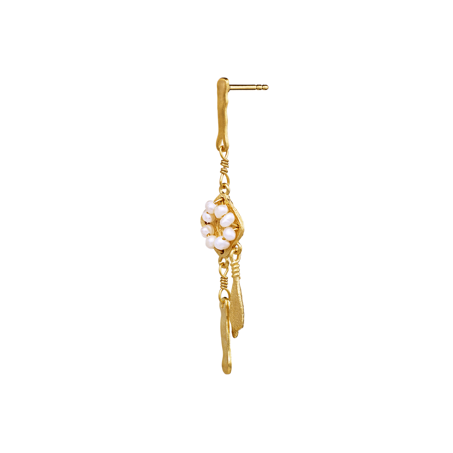 Maanesten 9780a Ansa Earring, Gold