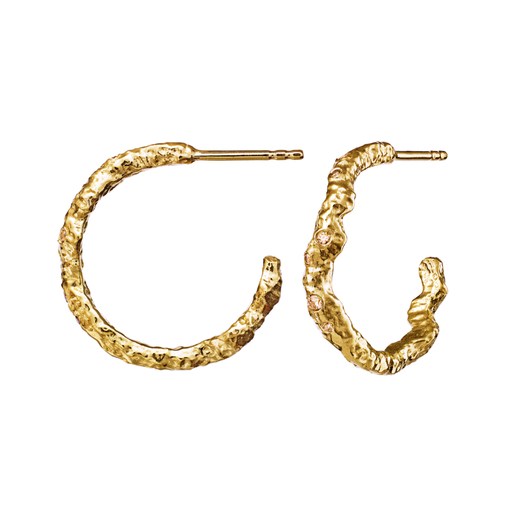 Maanesten 9787a Janine Grande Earrings, Gold