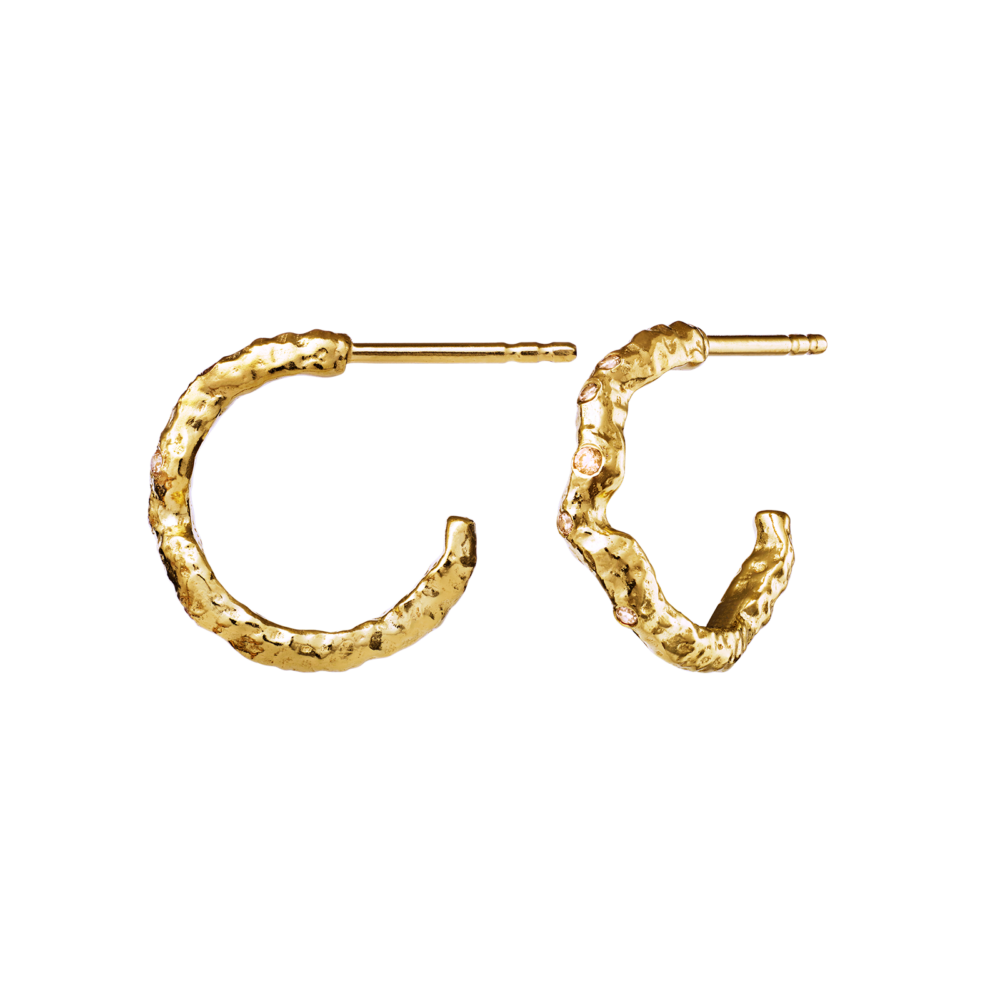 Maanesten 9788a Janine Medi Earrings, Gold