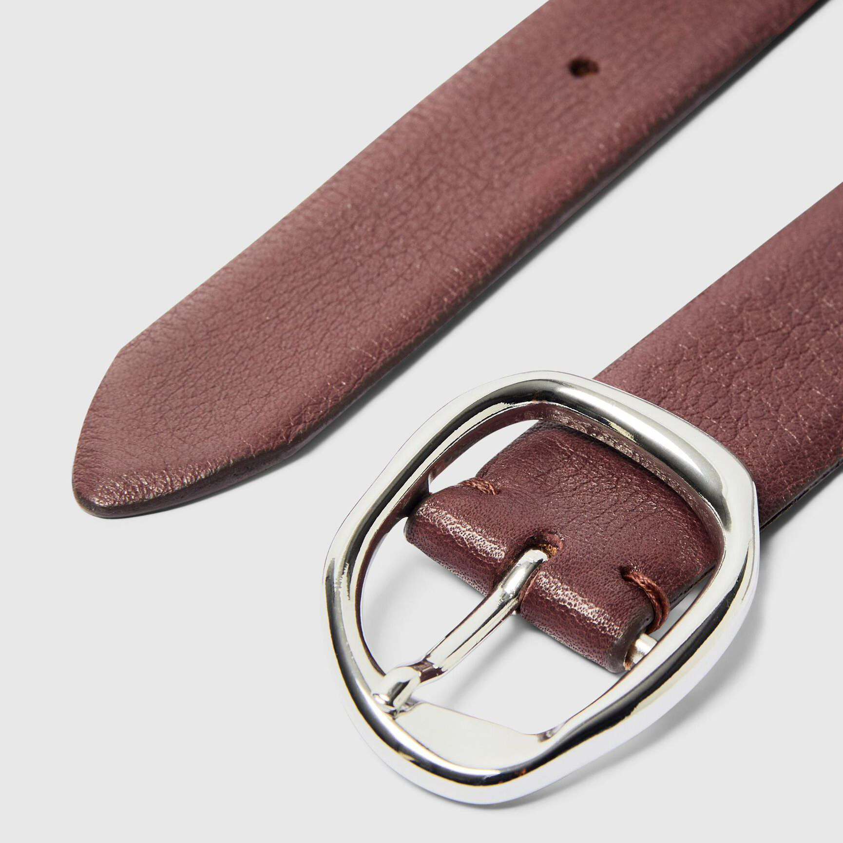 Selected Feline Leather Belt, Fig