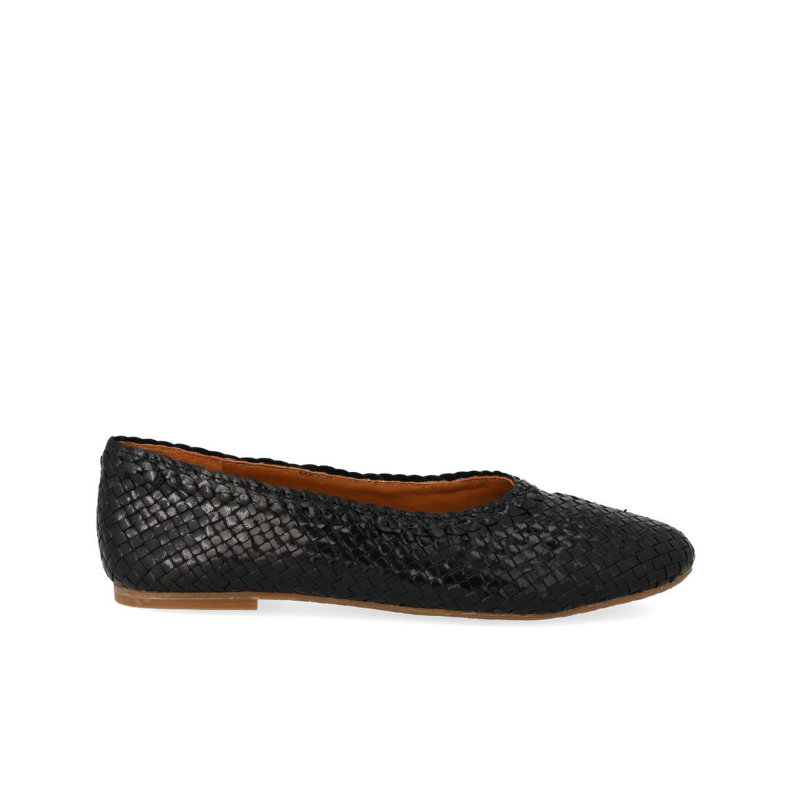 Angulus 1701-101-2072 Håndflettet Ballerina, Black