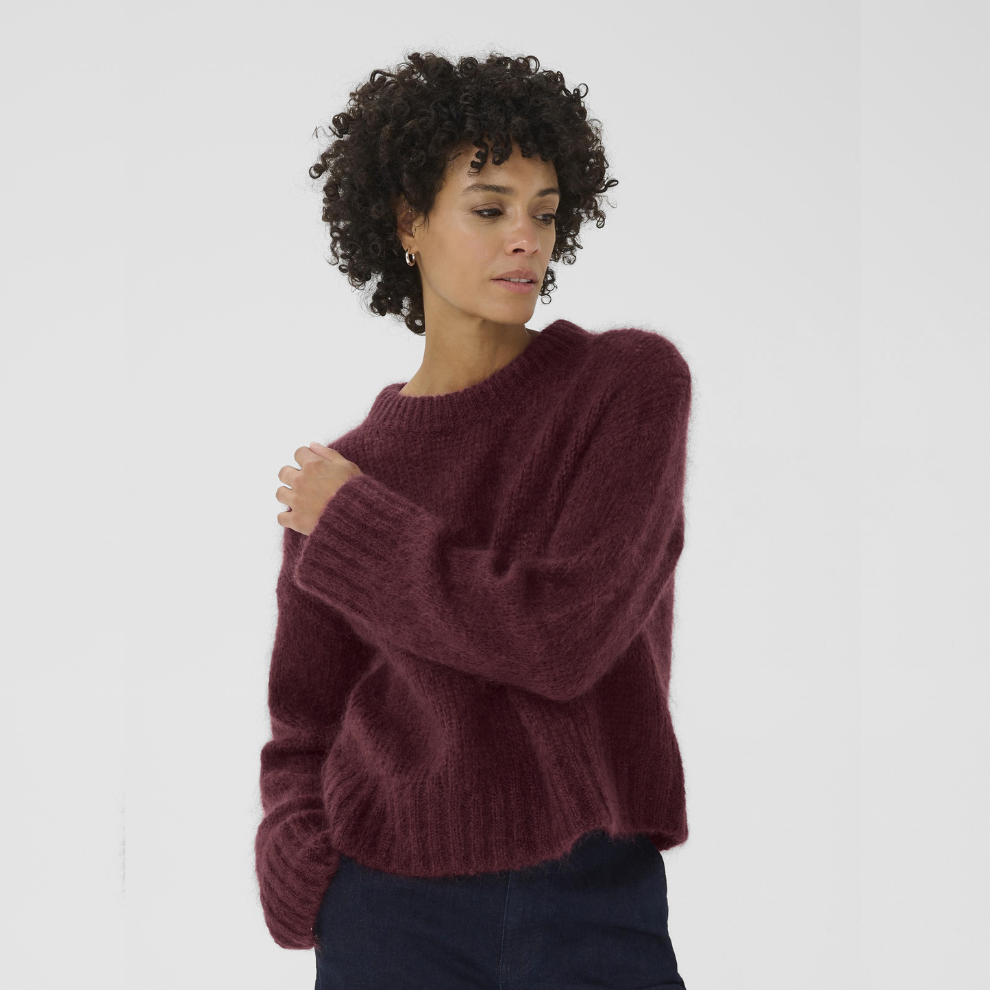 Part Two Sille Pullover, Tawny Port