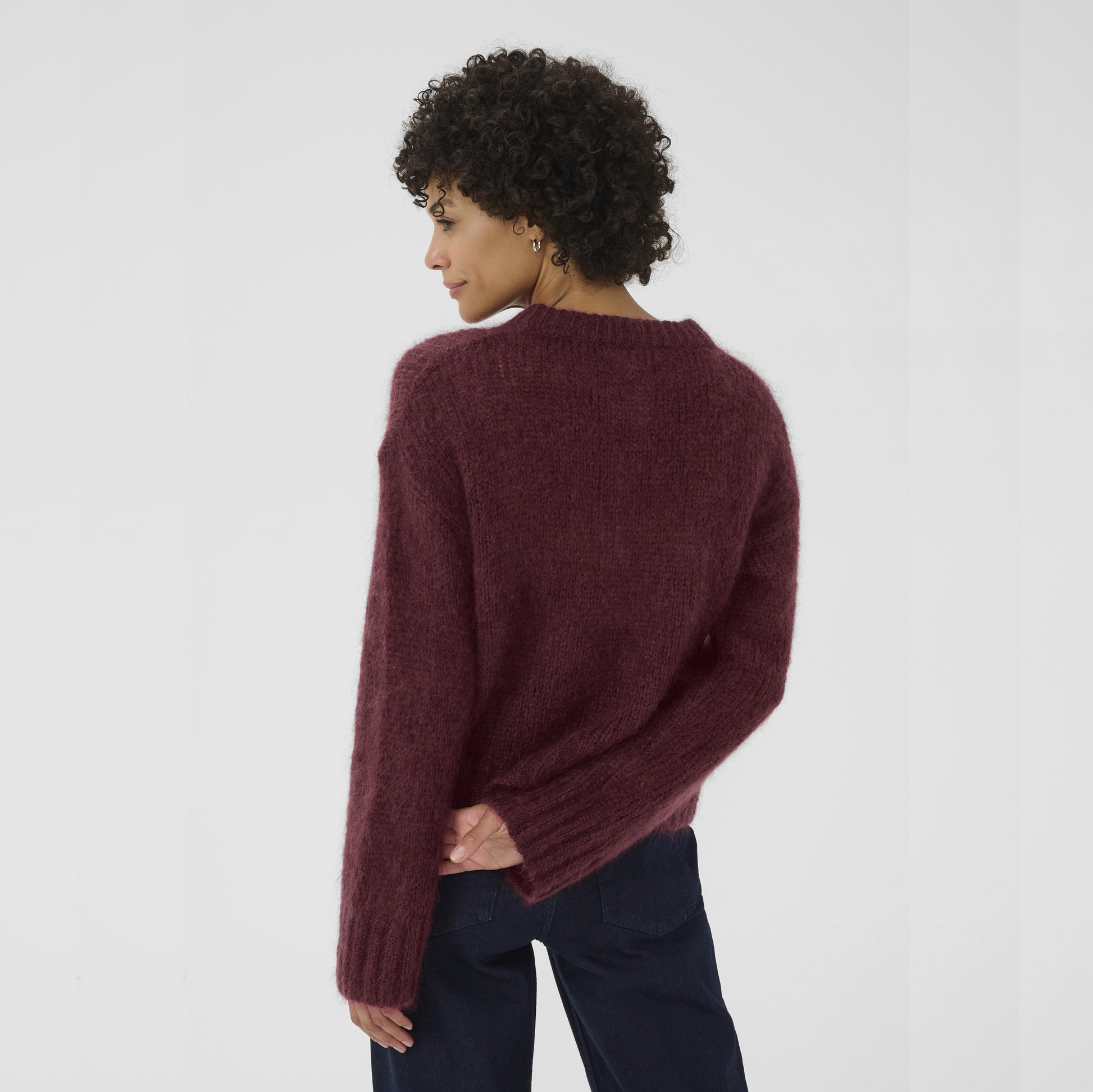 Part Two Sille Pullover, Tawny Port