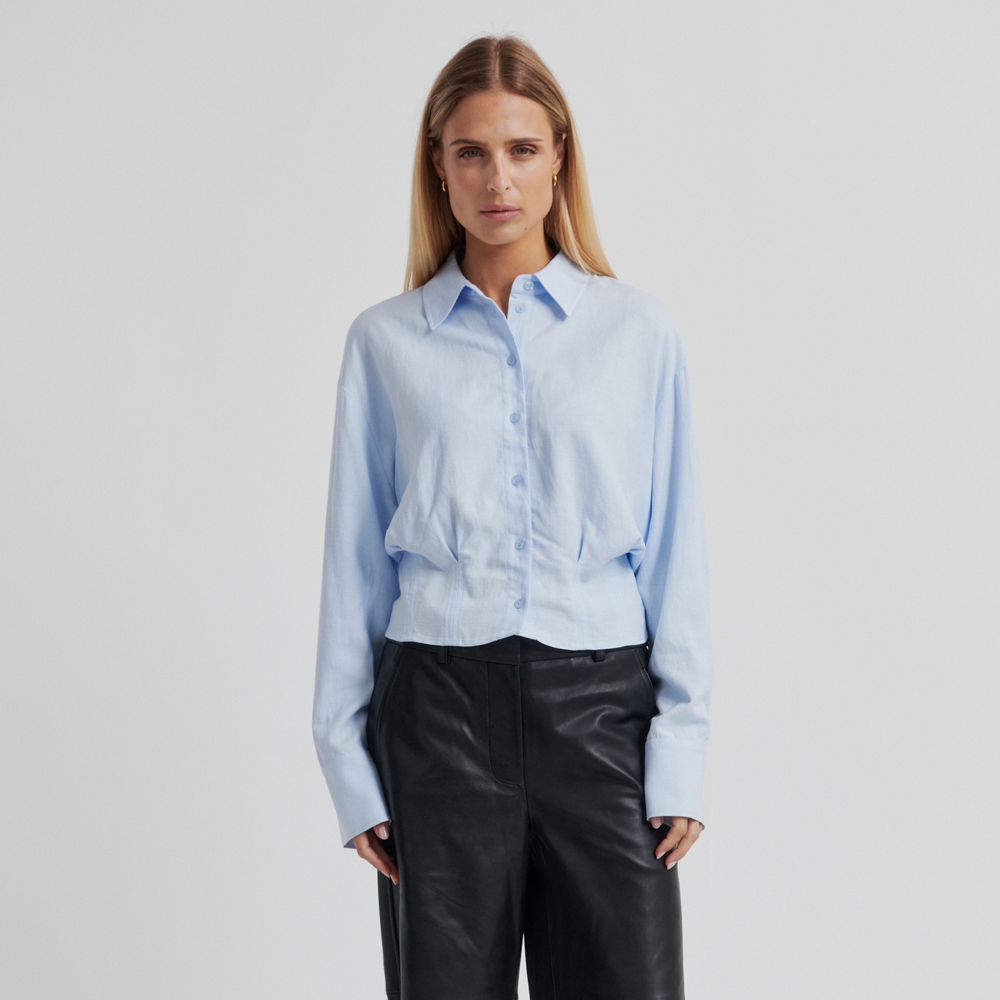 Second Female Nura Shirt, Halogen Blue