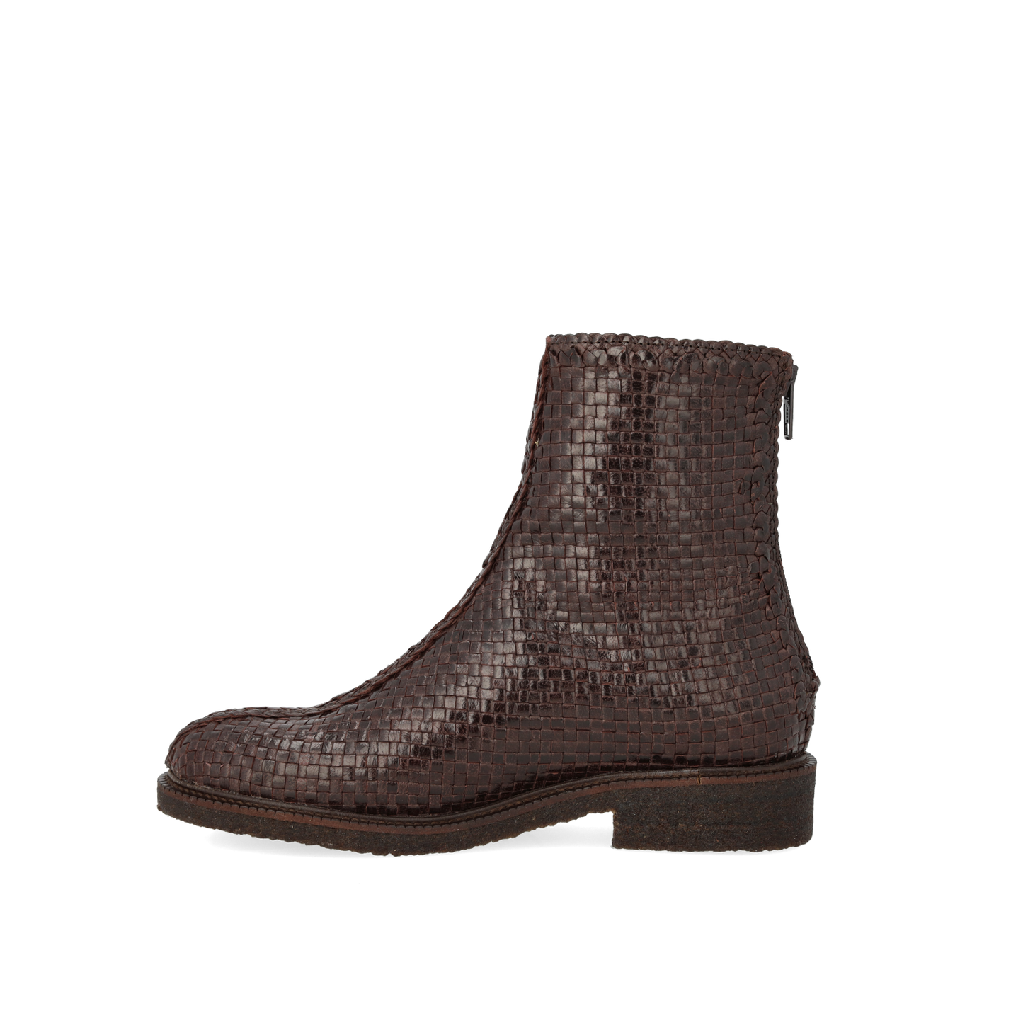 Angulus 7838-102 Håndflettet støvle, Dark Brown Braid