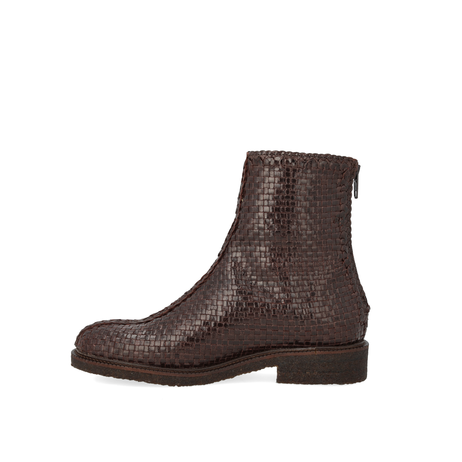 Angulus 7838-102 Håndflettet støvle, Dark Brown Braid