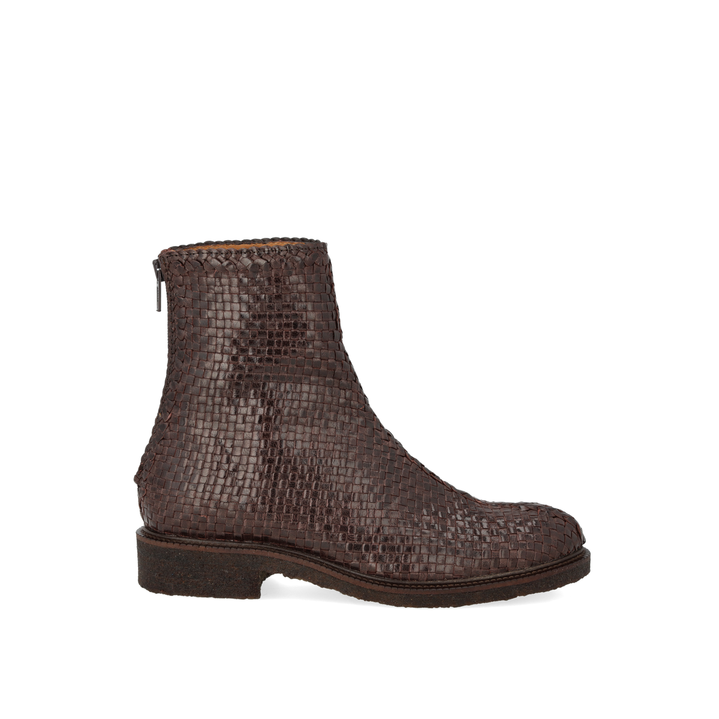 Angulus 7838-102 Håndflettet støvle, Dark Brown Braid