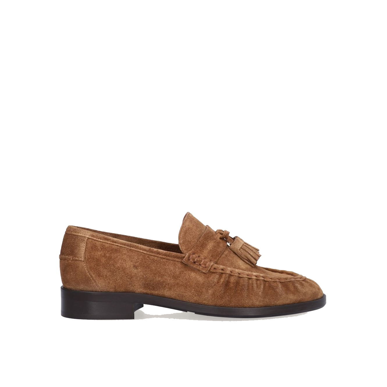 Billi Bi A9032 Loafer i lysebrunt ruskind, Tabac Babysilk
