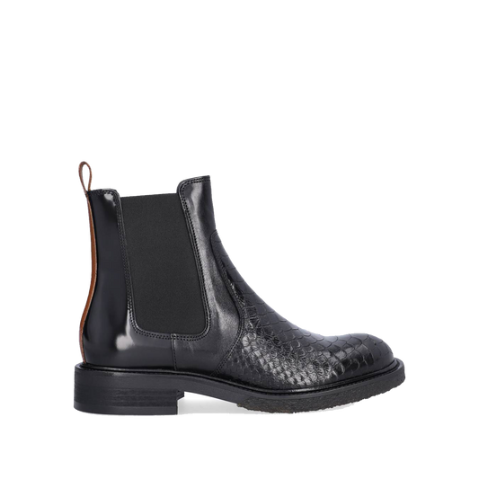 Billi Bi A7118 Støvle, Black pyton/palisandro