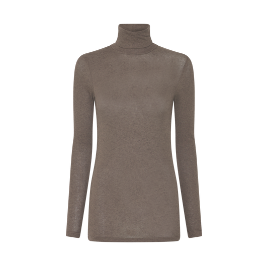 Bruuns Bazaar Angela Roll Neck, Morel