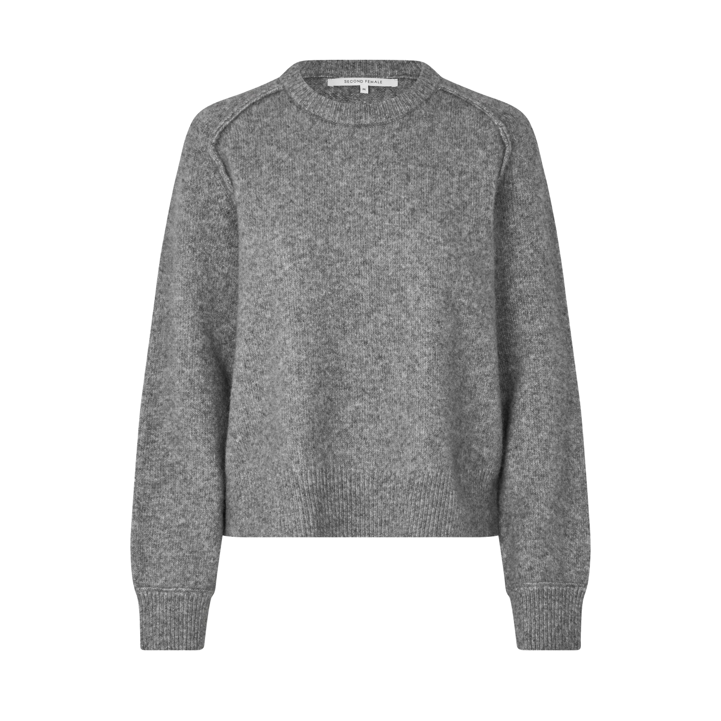 Second Female Banja Knit, Mid Grey Melange