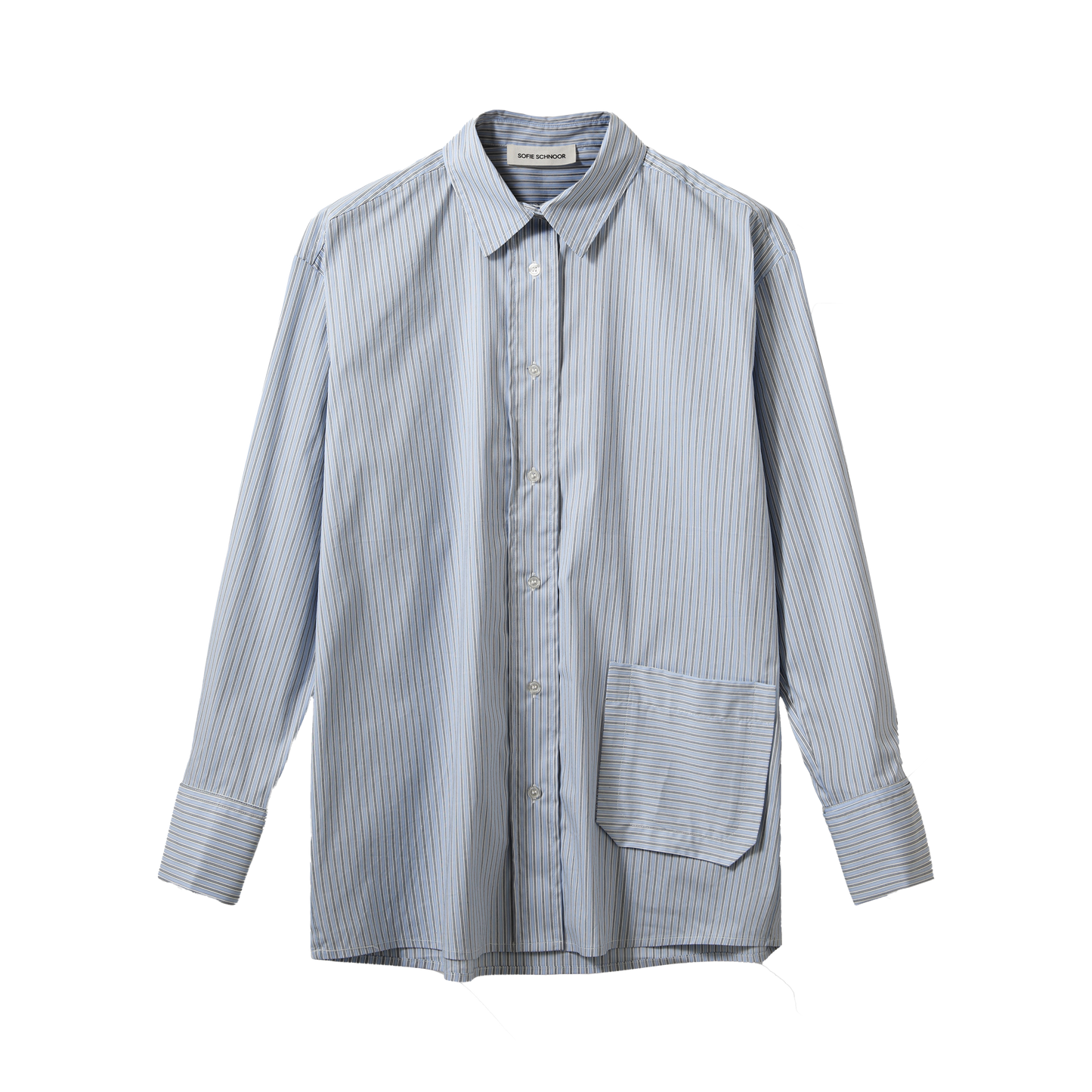 Sofie Schnoor Sylvie Shirt, Light Blue Striped