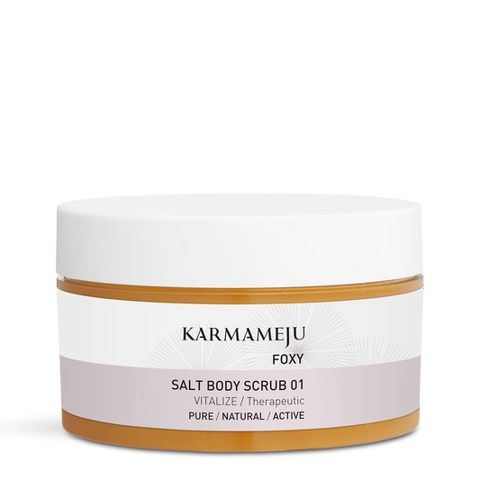 Karmameju Natural Salt Body Scrub, Foxy