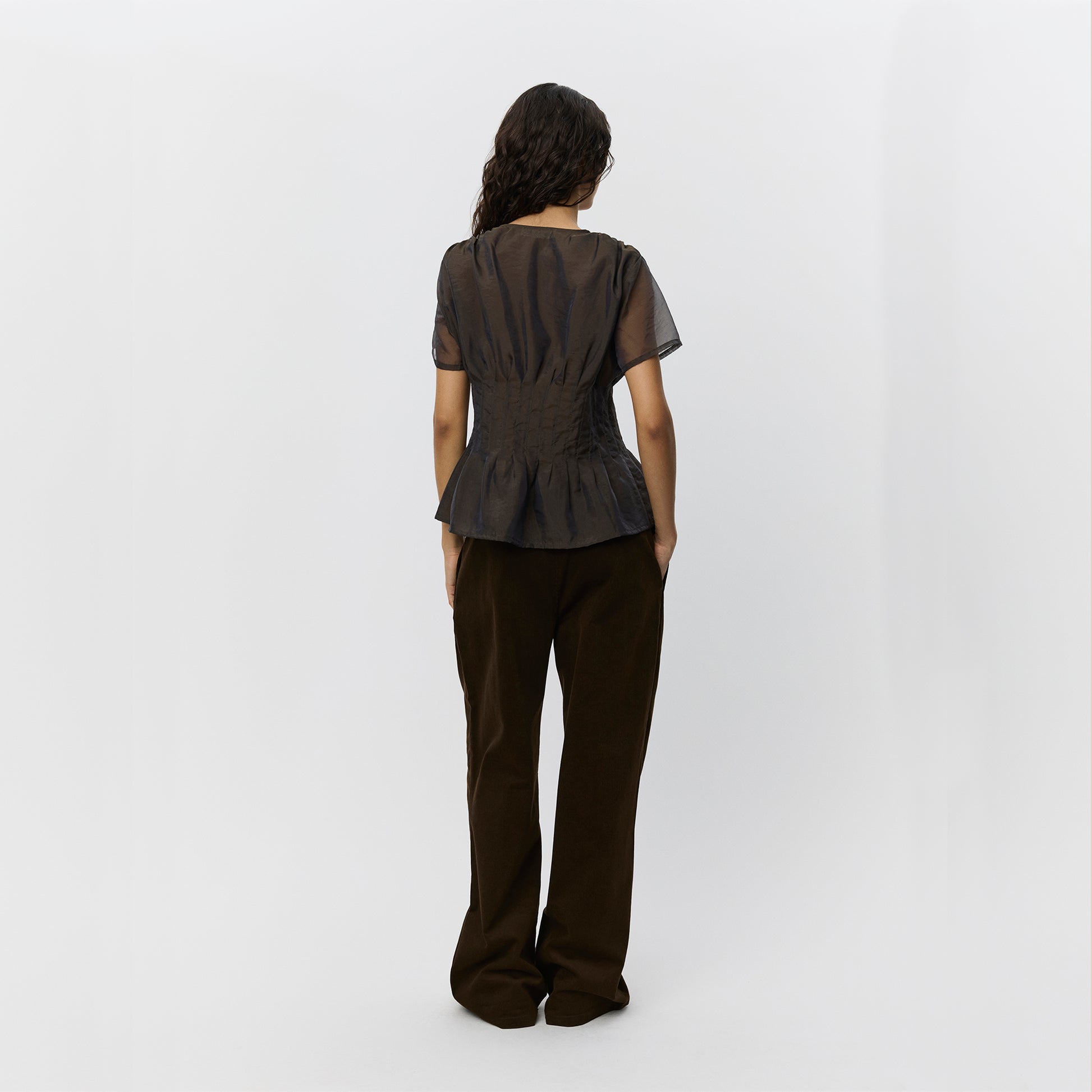 Sofie Schnoor Malina Trousers, Dark Brown