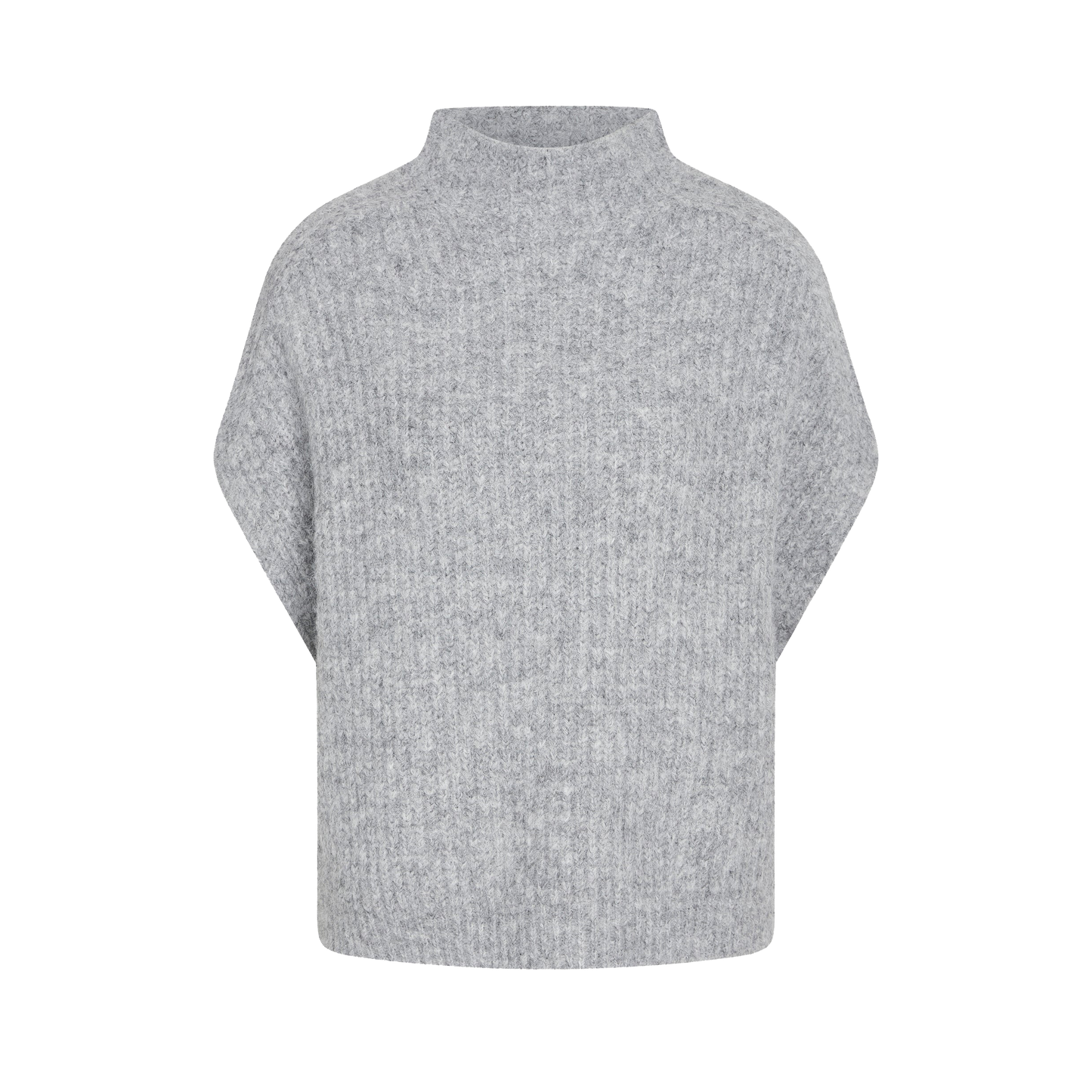 Bruuns Bazaar Buckeye Hira Knit Vest, Grey Melange