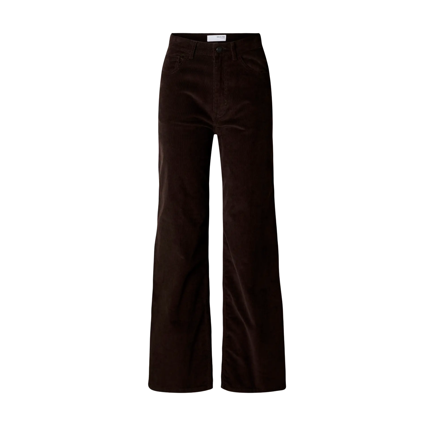 Selected Wide Runa Corduroy Pant, Chocolate Torte