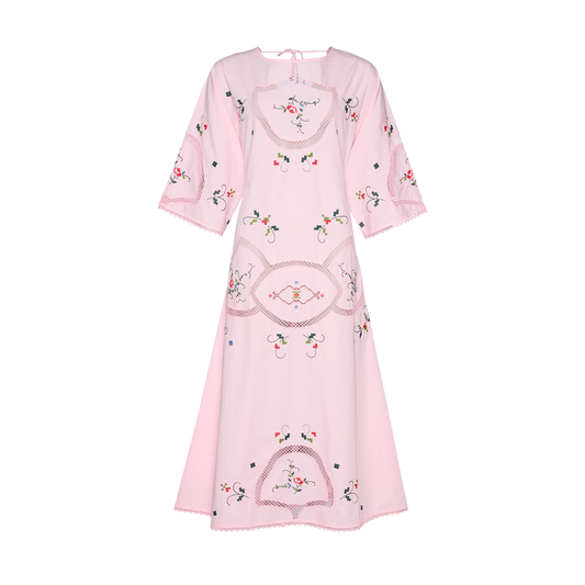 Sissel Edelbo Clematis Dress, Dull Rose
