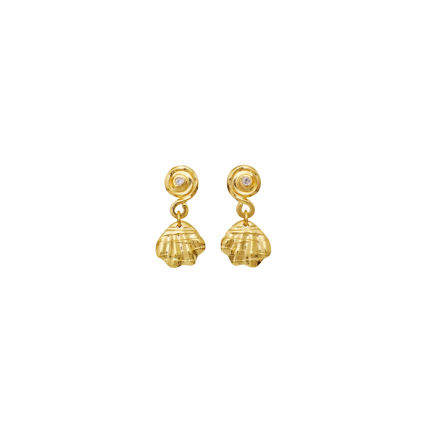 Maanesten 9881A Conca Earrings, Gold