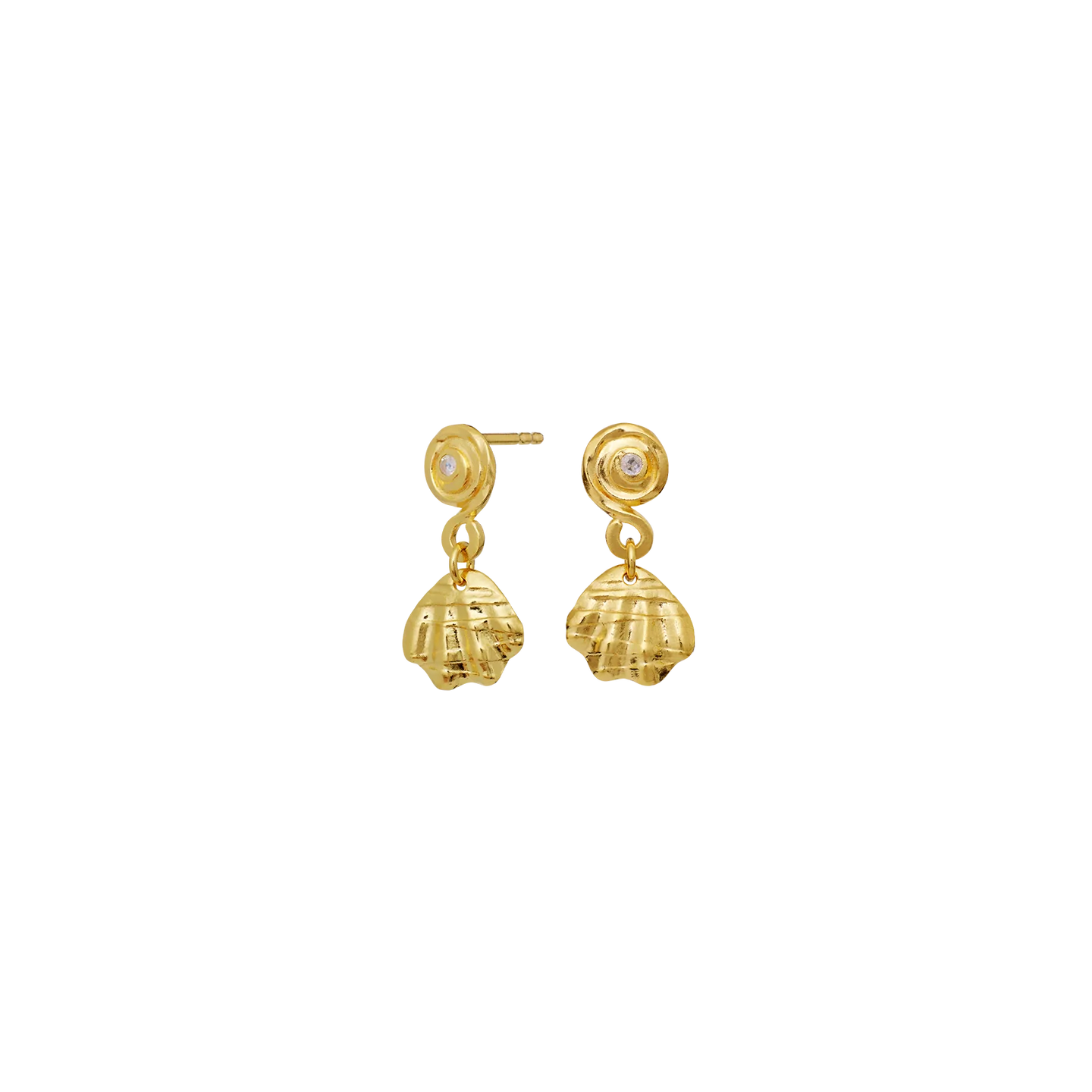 Maanesten 9881A Conca Earrings, Gold