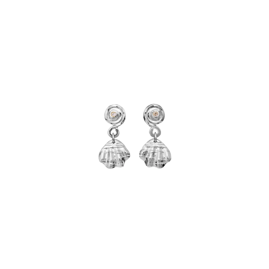 Maanesten 9881C Conca Earrings, Silver