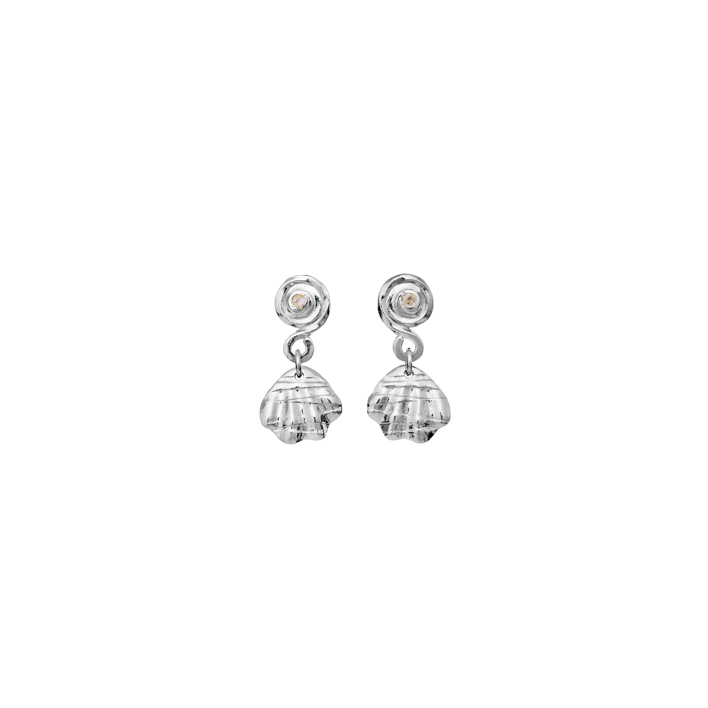 Maanesten 9881C Conca Earrings, Silver