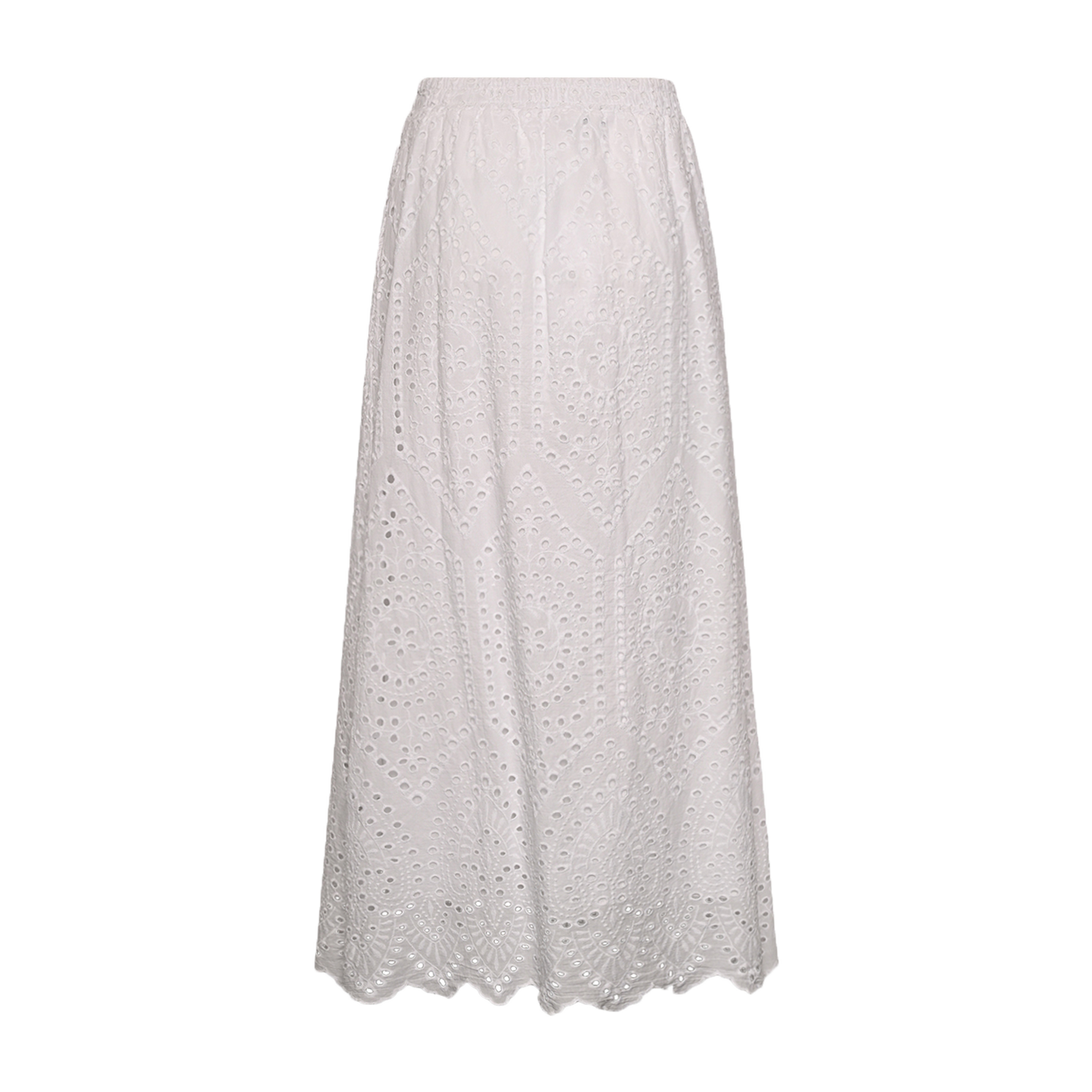 Tiffany Dalia Long Skirt, White